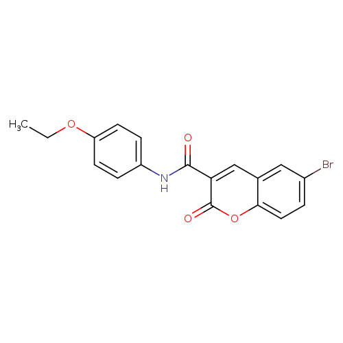 6-bromo-N-(4-ethoxyphenyl)-2-oxo-2H-chromene-3-carboxamide