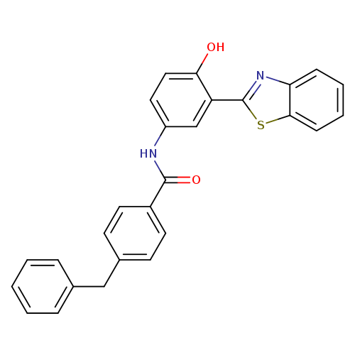 N-[3-(1,3-benzothiazol-2-yl)-4-hydroxyphenyl]-4-benzylbenzamide