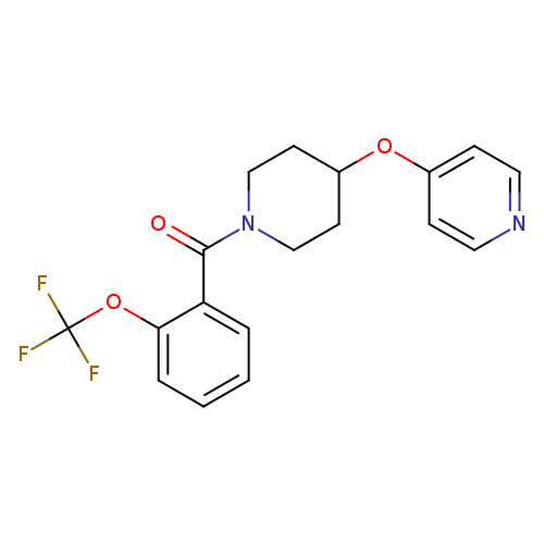 4-({1-[2-(trifluoromethoxy)benzoyl]piperidin-4-yl}oxy)pyridine