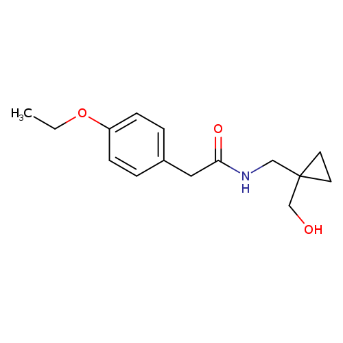 2-(4-ethoxyphenyl)-N-{[1-(hydroxymethyl)cyclopropyl]methyl}acetamide