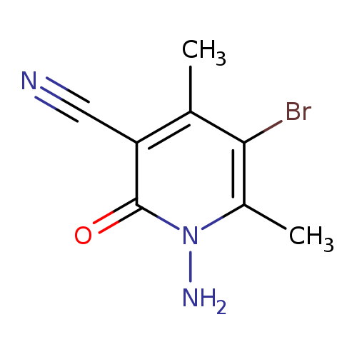1-Amino-5-bromo-4,6-dimethyl-2-oxo-1,2-dihydropyridine-3-carbonitrile