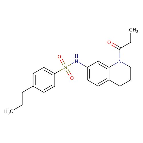 N-(1-propanoyl-1,2,3,4-tetrahydroquinolin-7-yl)-4-propylbenzene-1-sulfonamide