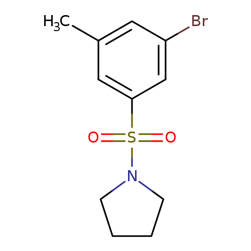 1-(3-Bromo-5-methylphenylsulfonyl)pyrrolidine
