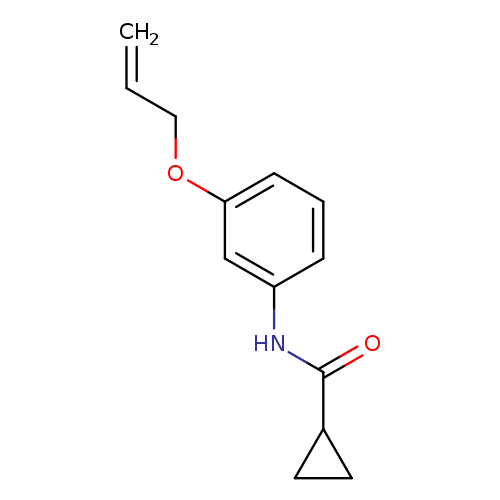 N-[3-(allyloxy)phenyl]cyclopropanecarboxamide