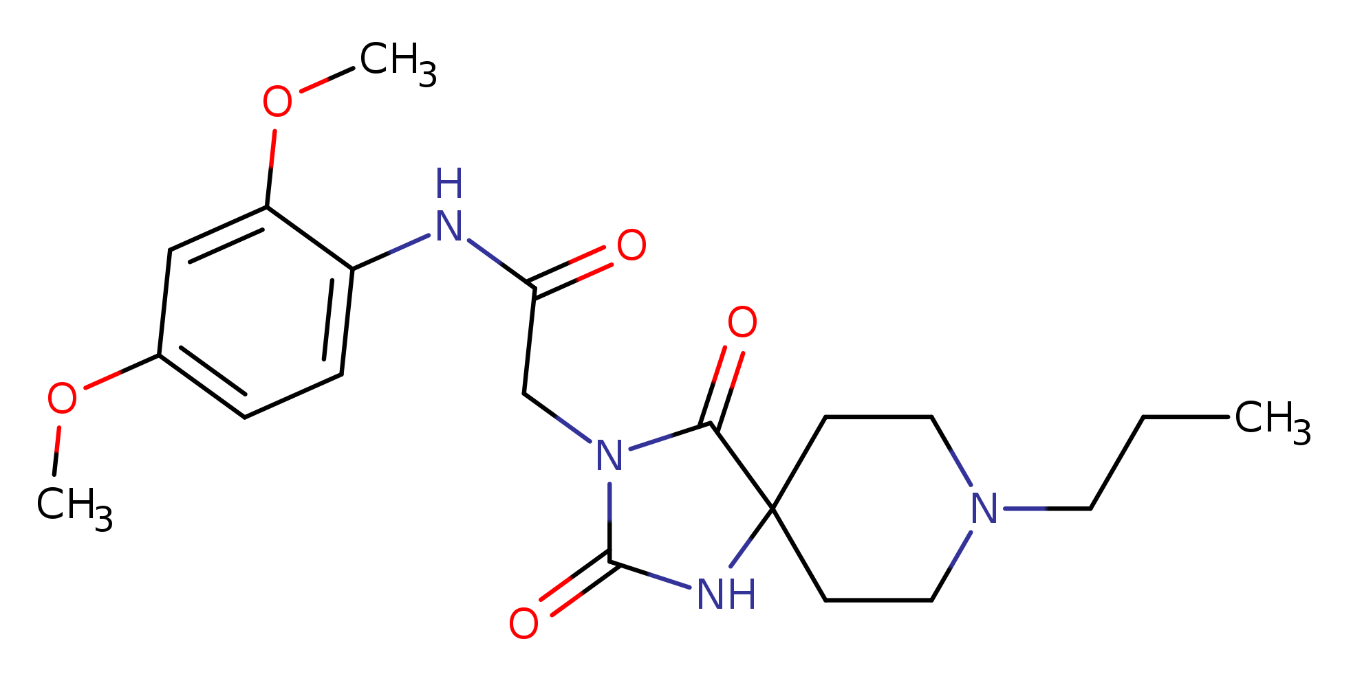 N-(2,4-dimethoxyphenyl)-2-{2,4-dioxo-8-propyl-1,3,8-triazaspiro[4.5]decan-3-yl}acetamide