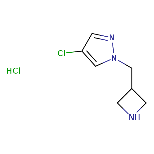 1-[(azetidin-3-yl)methyl]-4-chloro-1H-pyrazole hydrochloride