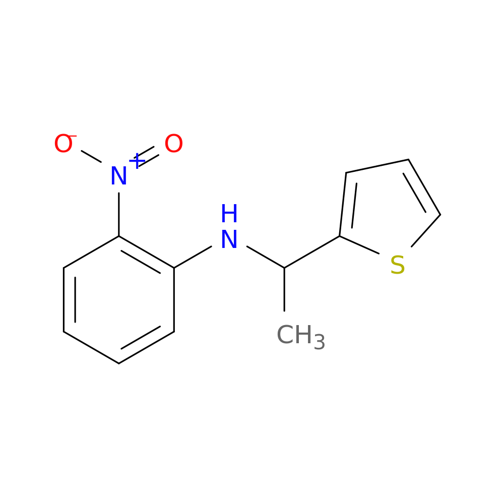 2-nitro-N-[1-(thiophen-2-yl)ethyl]aniline