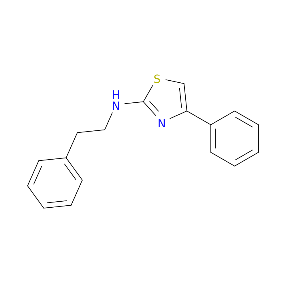 N-Phenethyl-4-phenylthiazol-2-amine