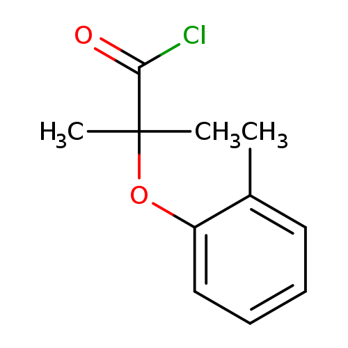 2-Methyl-2-(2-methylphenoxy)propanoyl chloride