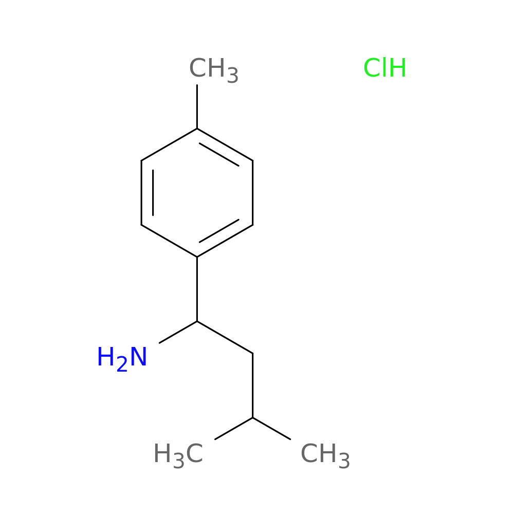 3-Methyl-1-(4-methylphenyl)butan-1-amine hydrochloride