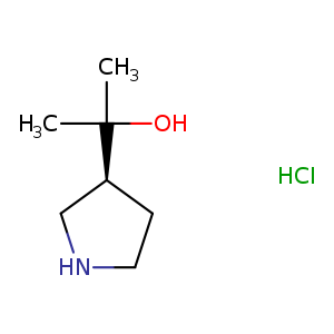 3-Pyrrolidinemethanol, α,α-dimethyl-, hydrochloride (1:1), (3S)-
