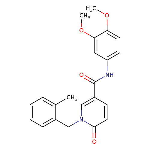 N-(3,4-dimethoxyphenyl)-1-[(2-methylphenyl)methyl]-6-oxo-1,6-dihydropyridine-3-carboxamide