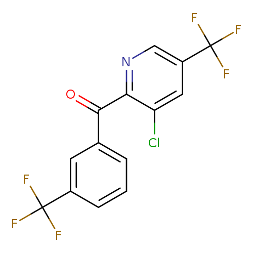 3-chloro-5-(trifluoromethyl)-2-[3-(trifluoromethyl)benzoyl]pyridine
