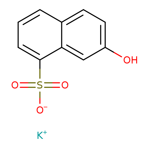 1-Naphthalenesulfonic acid, 7-hydroxy-, potassium salt (1:1)