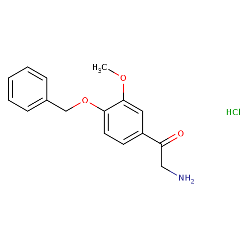 2-AMINO-3'-METHOXY-4'-(BENZYLOXY)ACETOPHENONE HCL