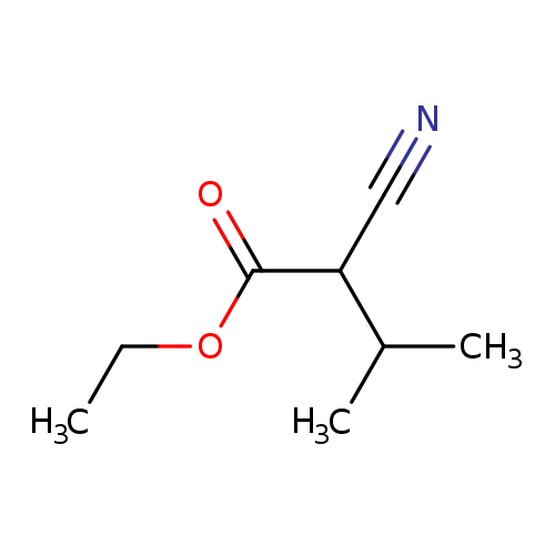 Butanoic acid,2-cyano-3-methyl-, ethyl ester