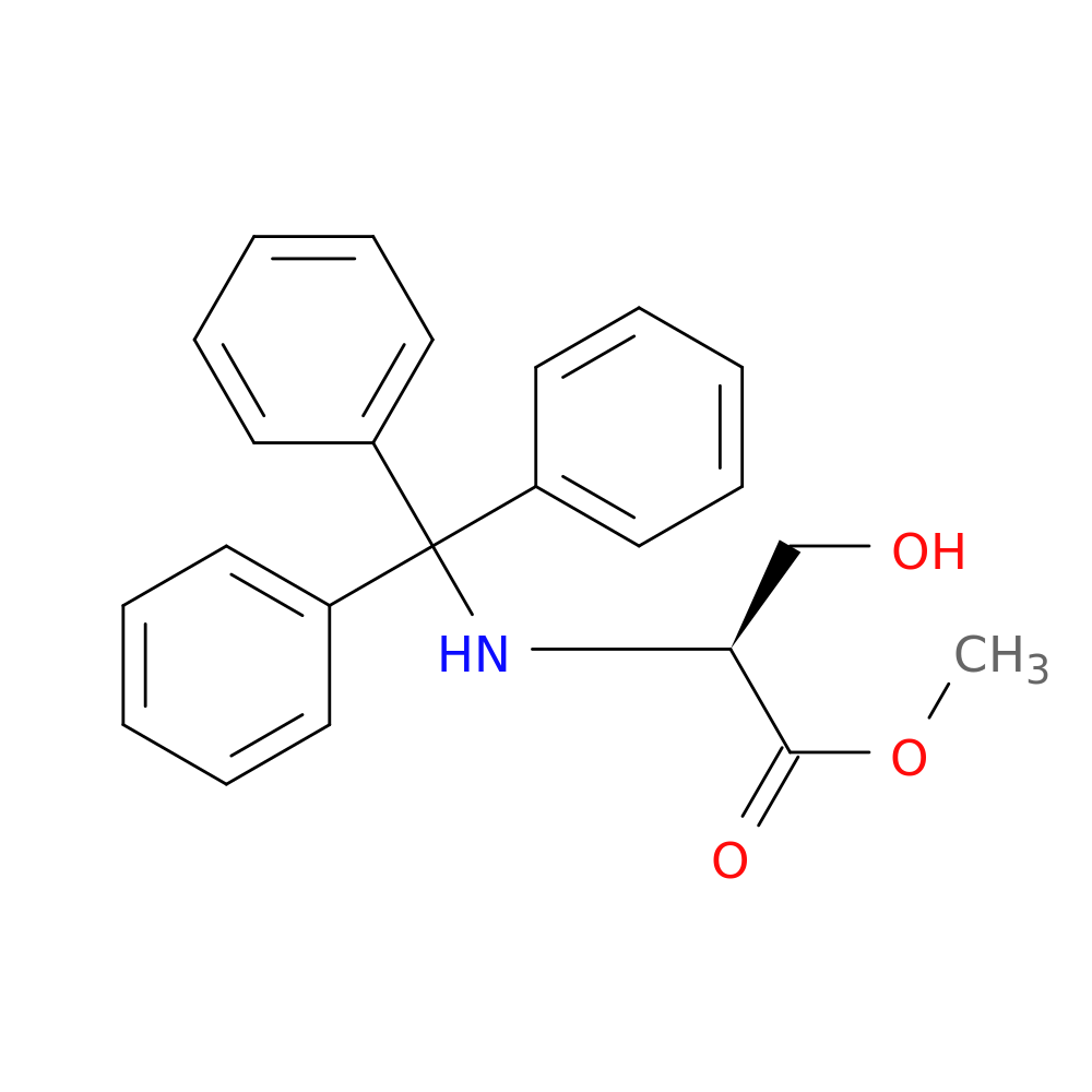 (S)-Methyl 3-hydroxy-2-(tritylamino)propanoate