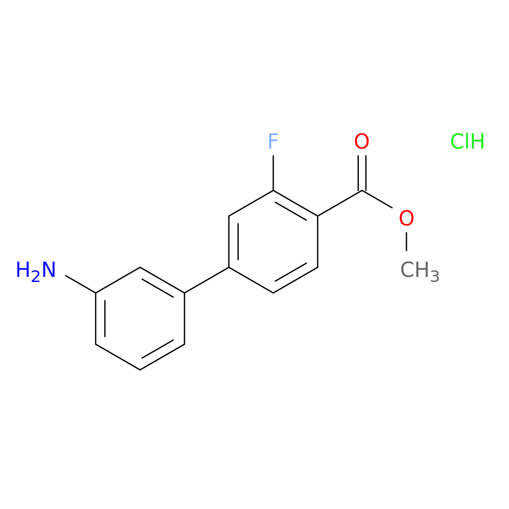 Methyl 4-(3-aminophenyl)-2-fluorobenzoate, HCl