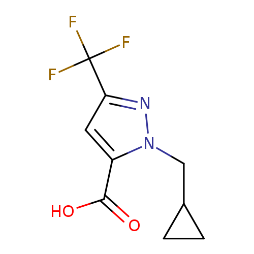 1-(cyclopropylmethyl)-3-(trifluoromethyl)-1H-pyrazole-5-carboxylic acid