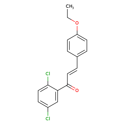(2E)-1-(2,5-dichlorophenyl)-3-(4-ethoxyphenyl)prop-2-en-1-one