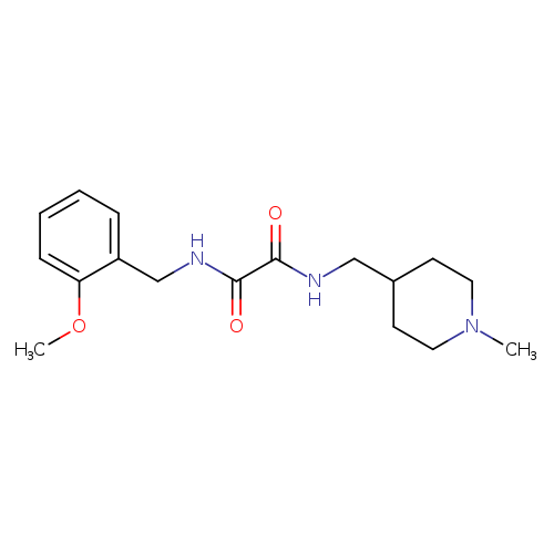 N'-[(2-methoxyphenyl)methyl]-N-[(1-methylpiperidin-4-yl)methyl]ethanediamide
