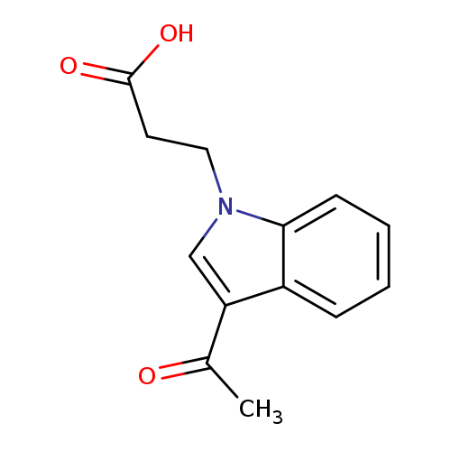 3-(3-Acetyl-1h-indol-1-yl)propanoic acid