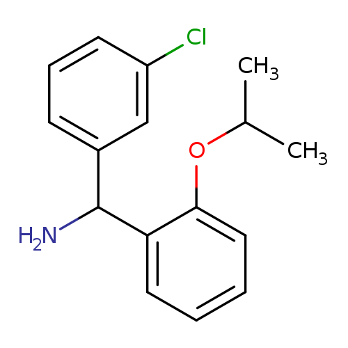 (3-chlorophenyl)[2-(propan-2-yloxy)phenyl]methanamine