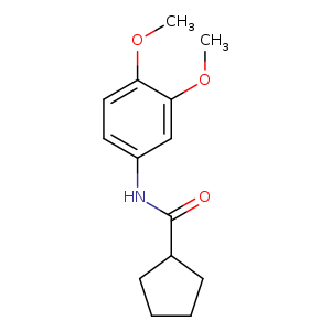 Cyclopentanecarboxamide, N-(3,4-dimethoxyphenyl)- (9CI)