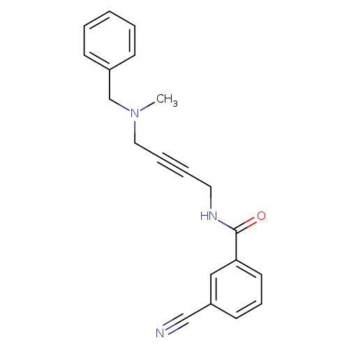 N-{4-[benzyl(methyl)amino]but-2-yn-1-yl}-3-cyanobenzamide