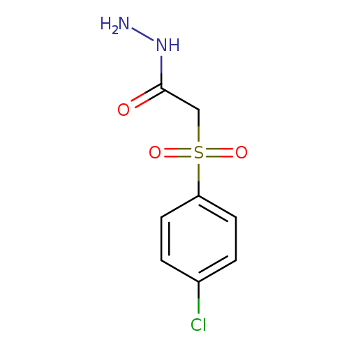 2-((4-Chlorophenyl)sulfonyl)acetohydrazide