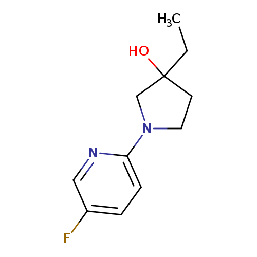 3-ethyl-1-(5-fluoropyridin-2-yl)pyrrolidin-3-ol