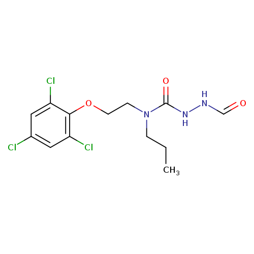 Hydrazinecarboxamide,2-formyl-N-propyl-N-[2-(2,4,6-trichlorophenoxy)ethyl]-