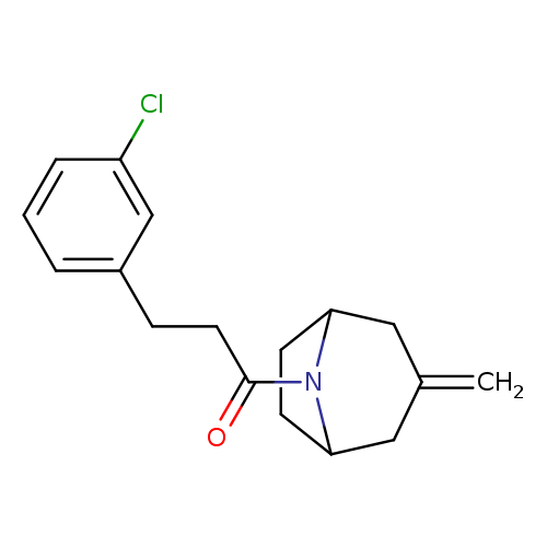 3-(3-chlorophenyl)-1-{3-methylidene-8-azabicyclo[3.2.1]octan-8-yl}propan-1-one