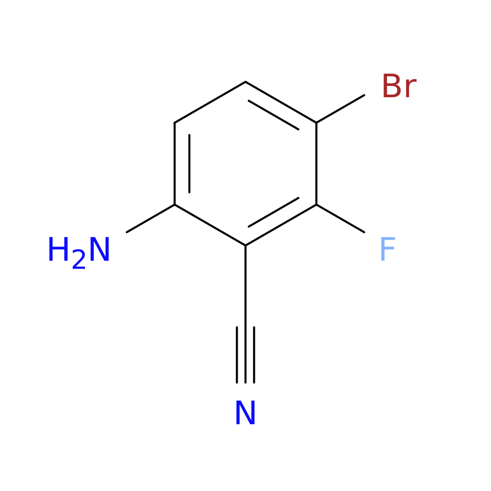 6-Amino-3-bromo-2-fluorobenzonitrile