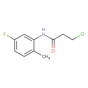 3-Chloro-n-(5-fluoro-2-methylphenyl)propanamide