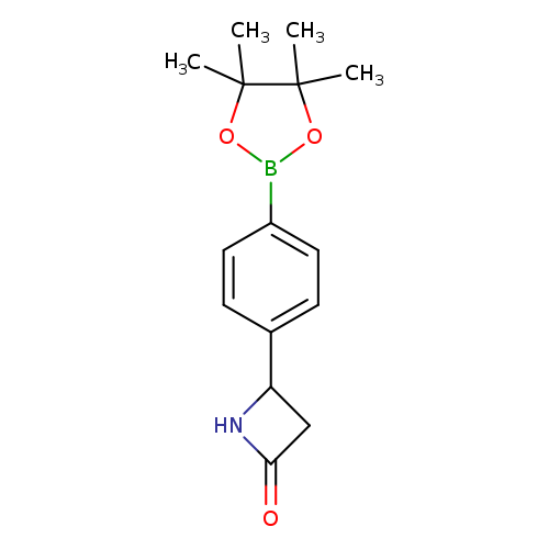 4-[4-(4,4,5,5-tetramethyl-1,3,2-dioxaborolan-2-yl)phenyl]azetidin-2-one