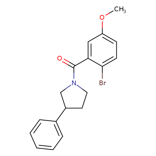 1-(2-bromo-5-methoxybenzoyl)-3-phenylpyrrolidine