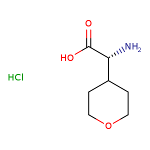 2H-Pyran-4-acetic acid, α-aminotetrahydro-, hydrochloride (1:1), (αR)-