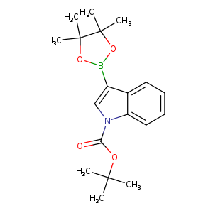 tert-Butyl 3-(4，4，5，5-tetramethyl-1，3，2-dioxaborolan-2-yl)-1H-indole-1-carboxylate