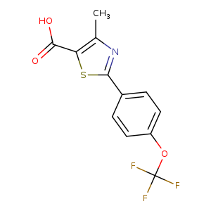 4-Methyl-2-(4-(trifluoromethoxy)phenyl)thiazole-5-carboxylic acid