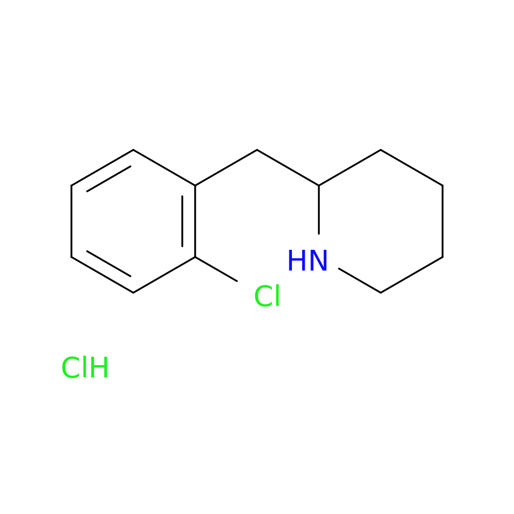 2-[(2-chlorophenyl)methyl]piperidine hydrochloride