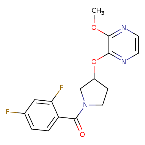 2-{[1-(2,4-difluorobenzoyl)pyrrolidin-3-yl]oxy}-3-methoxypyrazine