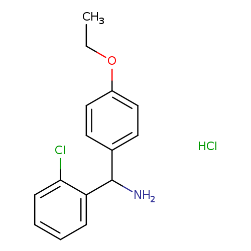 (2-chlorophenyl)(4-ethoxyphenyl)methanamine hydrochloride