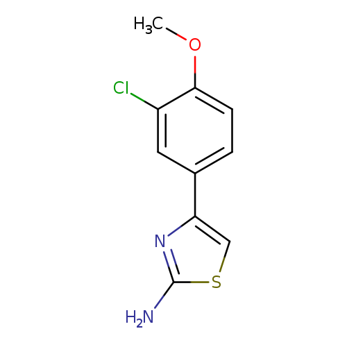 4-(3-CHLORO-4-METHOXYPHENYL)-1,3-THIAZOL-2-AMINE
