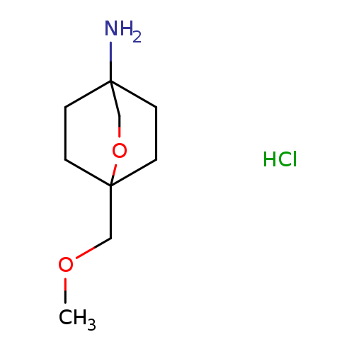 1-(methoxymethyl)-2-oxabicyclo[2.2.2]octan-4-aminehydrochloride