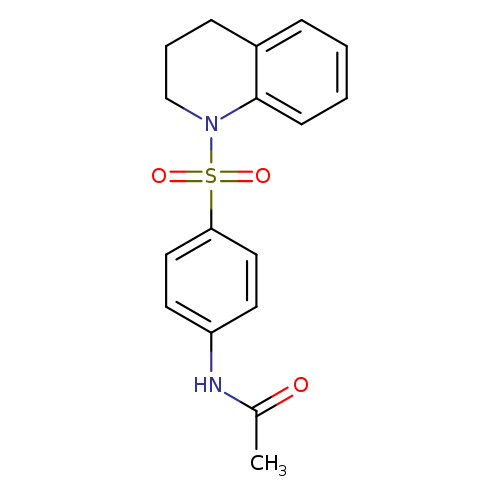 Acetamide, N-[4-[(3,4-dihydro-1(2H)-quinolinyl)sulfonyl]phenyl]-