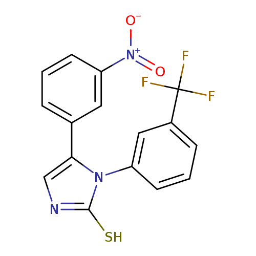 5-(3-Nitrophenyl)-1-[3-(trifluoromethyl)phenyl]-1H-imidazole-2-thiol
