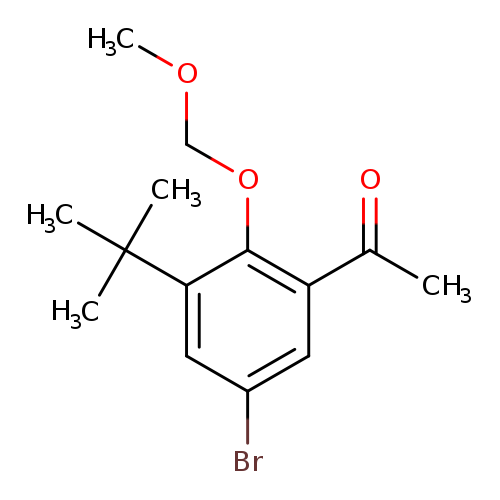 1-[5-bromo-3-tert-butyl-2-(methoxymethoxy)phenyl]ethan-1-one