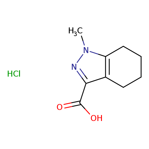 1-Methyl-4,5,6,7-tetrahydro-1h-indazole-3-carboxylic acid hydrochloride