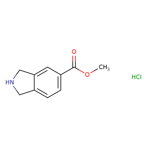 1H-Isoindole-5-carboxylic acid, 2,3-dihydro-, methyl ester, hydrochloride (1:1)